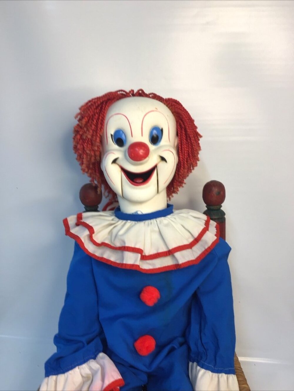 Vintage Egge Bozo the Clown Ventriloquist Dummy-Doll Larry Harmon